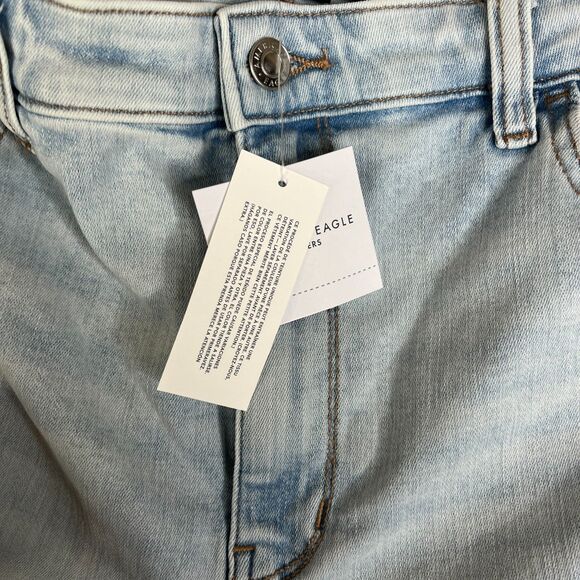 American Eagle Jeans 16R x 33 Blue Super High Rise Jeggings Next Level Stretch - Picture 11 of 16